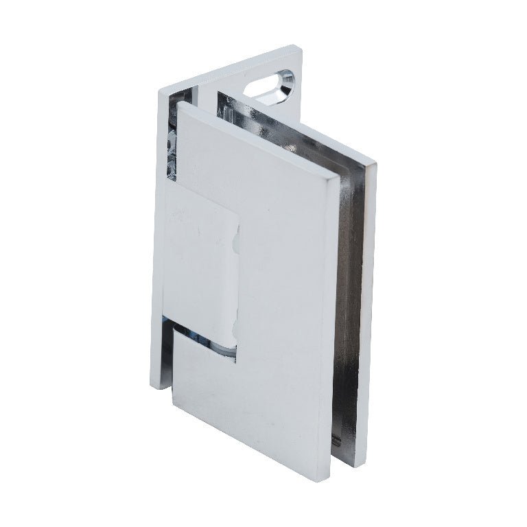 CRL Melbourne Wall Mount Offset Back Plate with Cover Plate Hinge MEL024CH