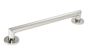 CRL Mitered 18" Round Grab Bar GBB18PS