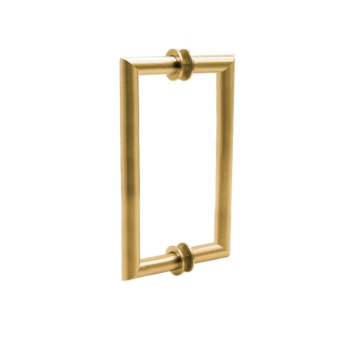 Structure Glass Solutions Mitered Corner Back to Back Pull Handle SDH - MT - 06 - Brushed Bronze