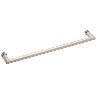 U.S. Horizon Mfg. Mitered Single Mount Towel Bar w/Washers TBM24SMSWBN