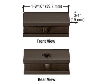 CRL No - Drill Fixed Panel Glass Clamp NDC60RB