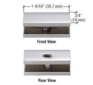 CRL No - Drill Fixed Panel Glass Clamp NDC6CH