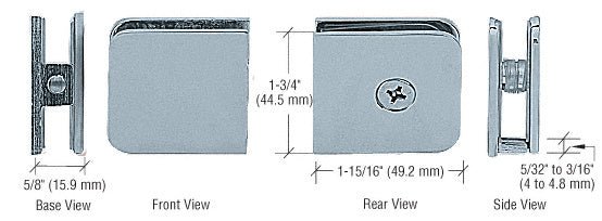 CRL Oversized Fixed Panel U - Clamp UC79BN