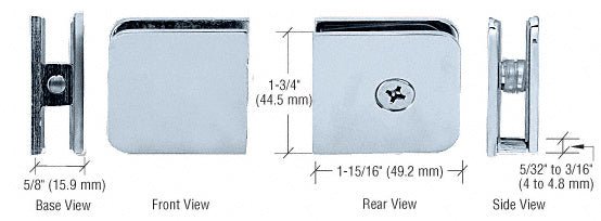 CRL Oversized Fixed Panel U - Clamp UC79BR