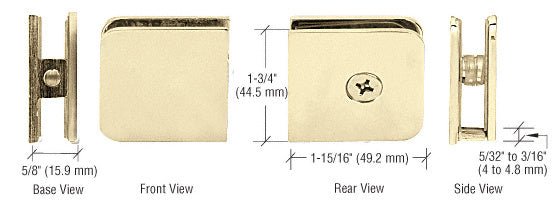 CRL Oversized Fixed Panel U - Clamp UC79BR