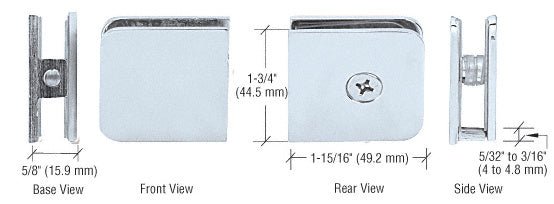 CRL Oversized Fixed Panel U - Clamp UC79CH