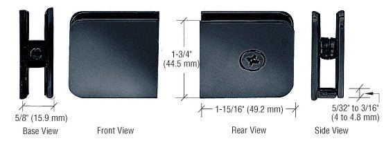 CRL Oversized Fixed Panel U - Clamp UC79GM