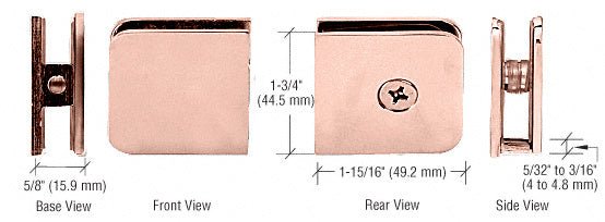 CRL Oversized Fixed Panel U - Clamp UC79PC0