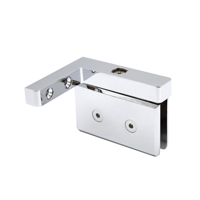 FHC Patriot Beveled Pivot Hinge L-Wall Mount 3/8" Glass