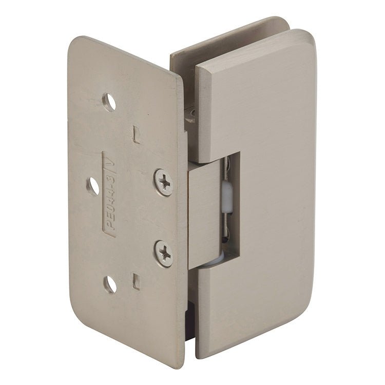 CRL Petite 044 Series Wall Mount Offset Back Plate Hinge PET044BN