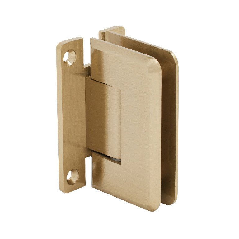 CRL Pinnacle 037 Series Wall Mount 'H' Back Plate Hinge P1N037BBRZ