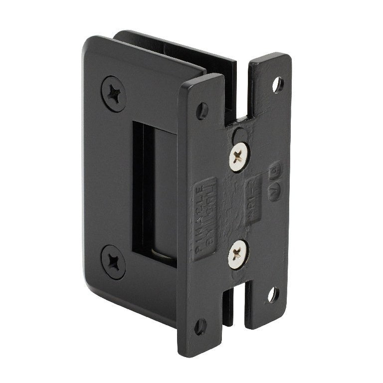 CRL Pinnacle 037 Series Wall Mount 'H' Back Plate Hinge P1N037MBL