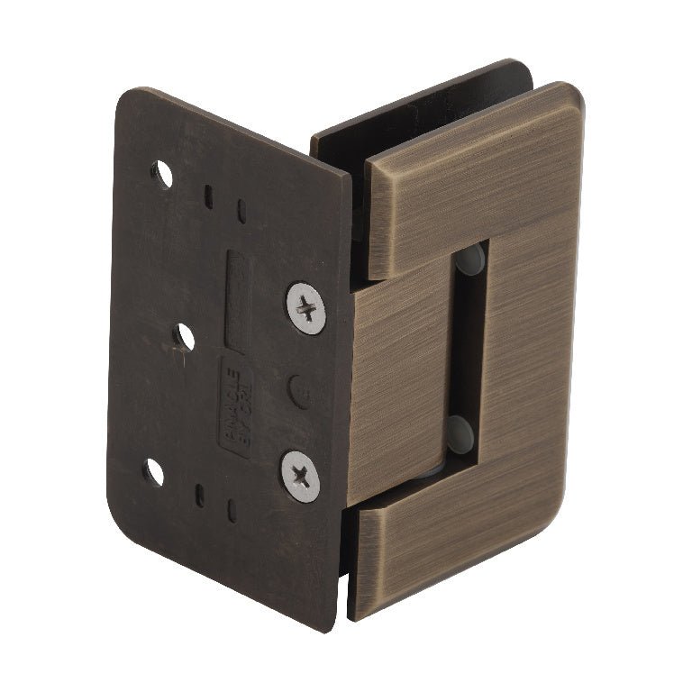 CRL Pinnacle 044 Series Wall Mount Offset Back Plate Hinge P1N044ABR