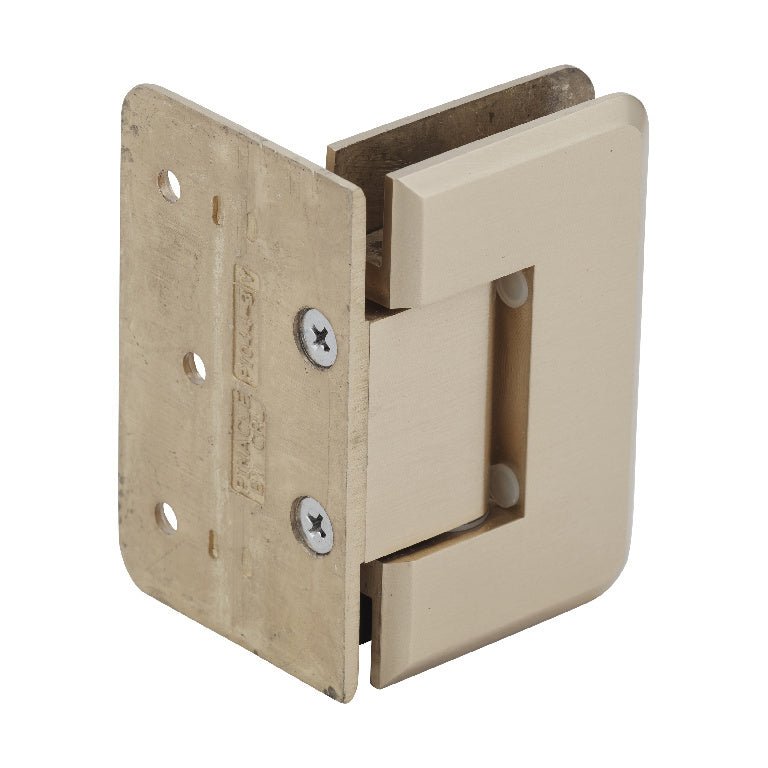 CRL Pinnacle 044 Series Wall Mount Offset Back Plate Hinge P1N044SB