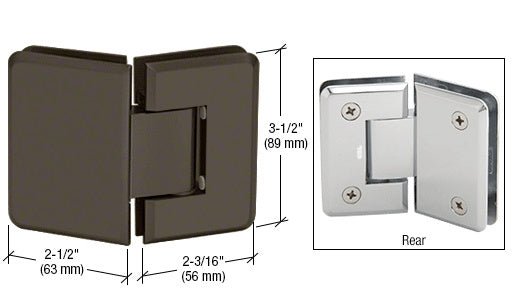 CRL Pinnacle 045 Series 135 Degree Glass - to - Glass Standard Hinge P1N0450RB