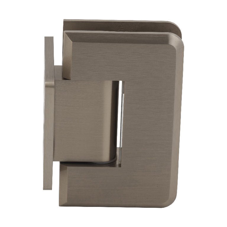 CRL Pinnacle 074 Series Wall Mount Short Back Plate Hinge P1N074BBRZ