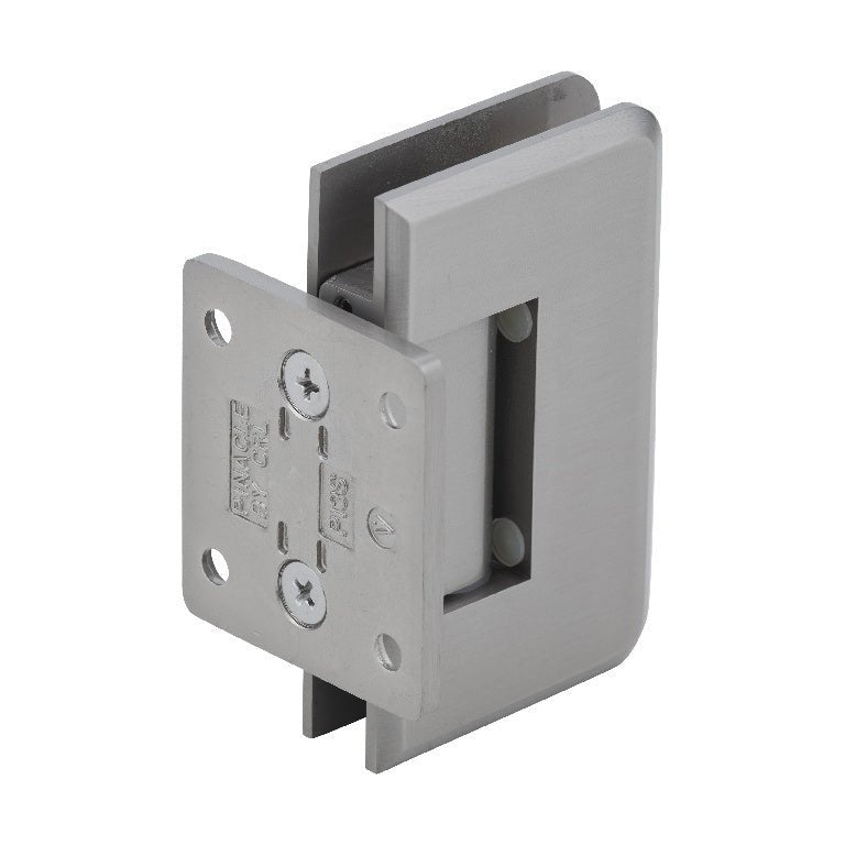 CRL Pinnacle 074 Series Wall Mount Short Back Plate Hinge P1N074BN