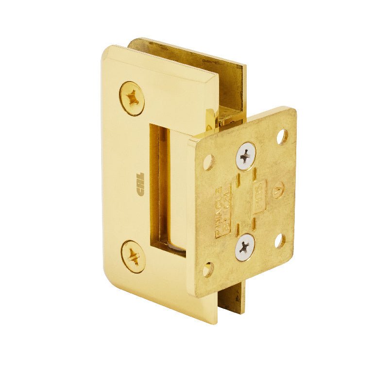 CRL Pinnacle 074 Series Wall Mount Short Back Plate Hinge P1N074BN