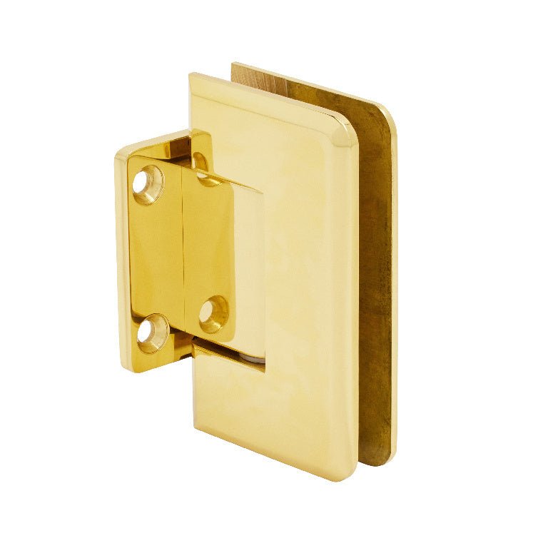 CRL Pinnacle 074 Series Wall Mount Short Back Plate Hinge P1N074BR