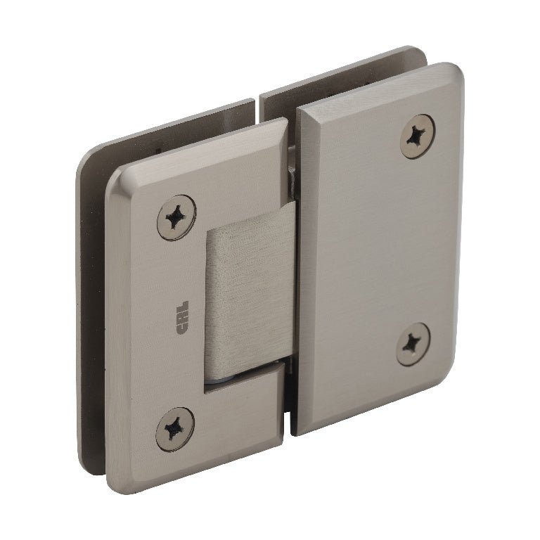 CRL Pinnacle 180 Series 180 Degree Glass - to - Glass Standard Hinge P1N180BBRZ