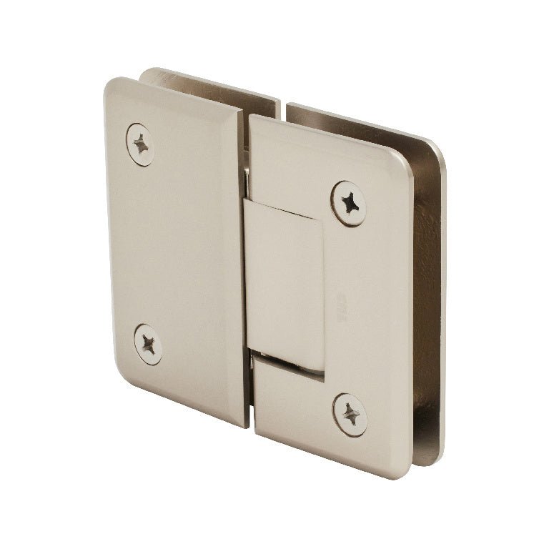 CRL Pinnacle 180 Series 180 Degree Glass - to - Glass Standard Hinge P1N180SN