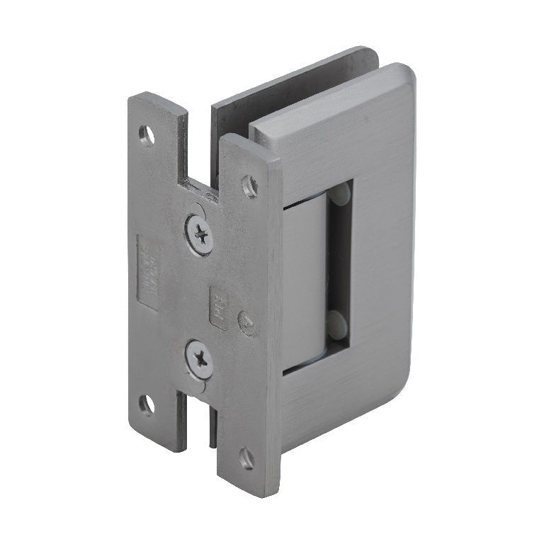 CRL Pinnacle 337 Series Adjustable Wall Mount 'H' Back Plate Hinge P1N337BN