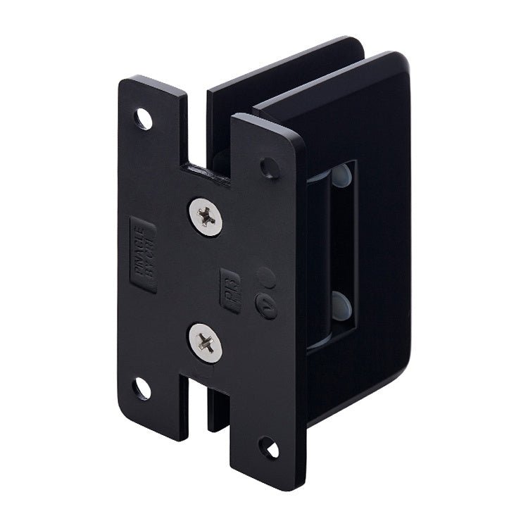 CRL Pinnacle 337 Series Adjustable Wall Mount 'H' Back Plate Hinge P1N337MBL