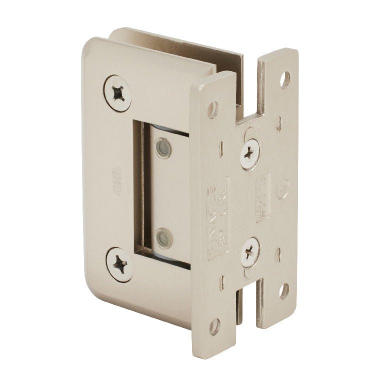 CRL Pinnacle 337 Series Adjustable Wall Mount 'H' Back Plate Hinge P1N337SN