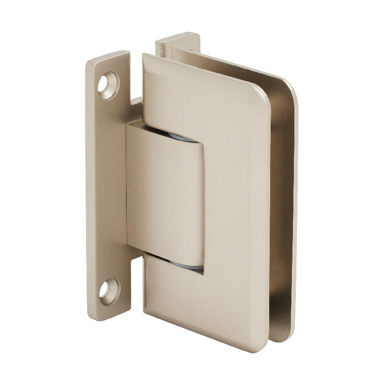 CRL Pinnacle 337 Series Adjustable Wall Mount 'H' Back Plate Hinge P1N337SN