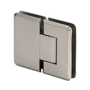 CRL Pinnacle 380 Series Adjustable 180 Degree Glass - to - Glass Hinge P1N380BN