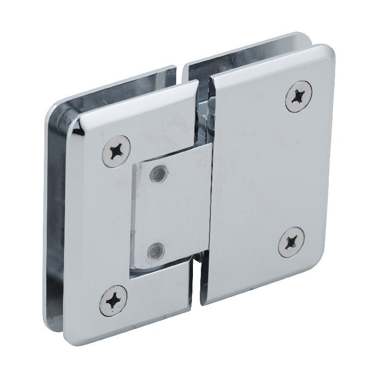 CRL Pinnacle 380 Series Adjustable 180 Degree Glass - to - Glass Hinge P1N380CH