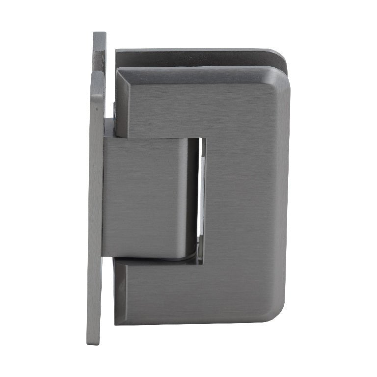 CRL Pinnacle 537 Series 5 Degree Pre - Set Wall Mount 'H' Back Plate Hinge P1N537BN