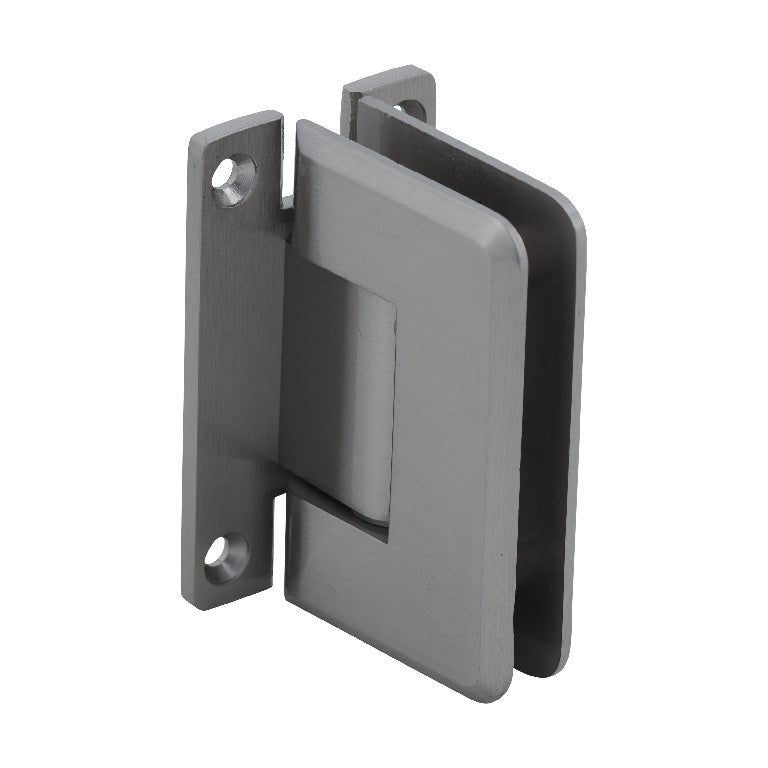 CRL Pinnacle 537 Series 5 Degree Pre - Set Wall Mount 'H' Back Plate Hinge P1N537BN