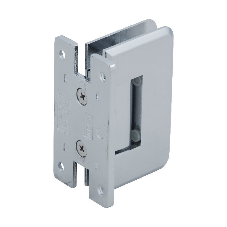 CRL Pinnacle 537 Series 5 Degree Pre - Set Wall Mount 'H' Back Plate Hinge P1N537CH