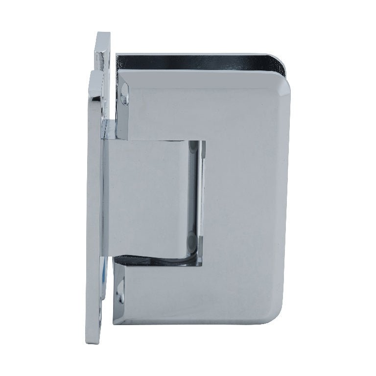 CRL Pinnacle 537 Series 5 Degree Pre - Set Wall Mount 'H' Back Plate Hinge P1N537CH