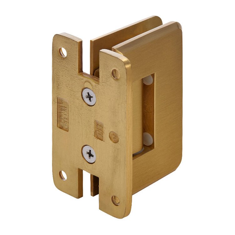 CRL Pinnacle 537 Series 5 Degree Pre - Set Wall Mount 'H' Back Plate Hinge P1N537SB