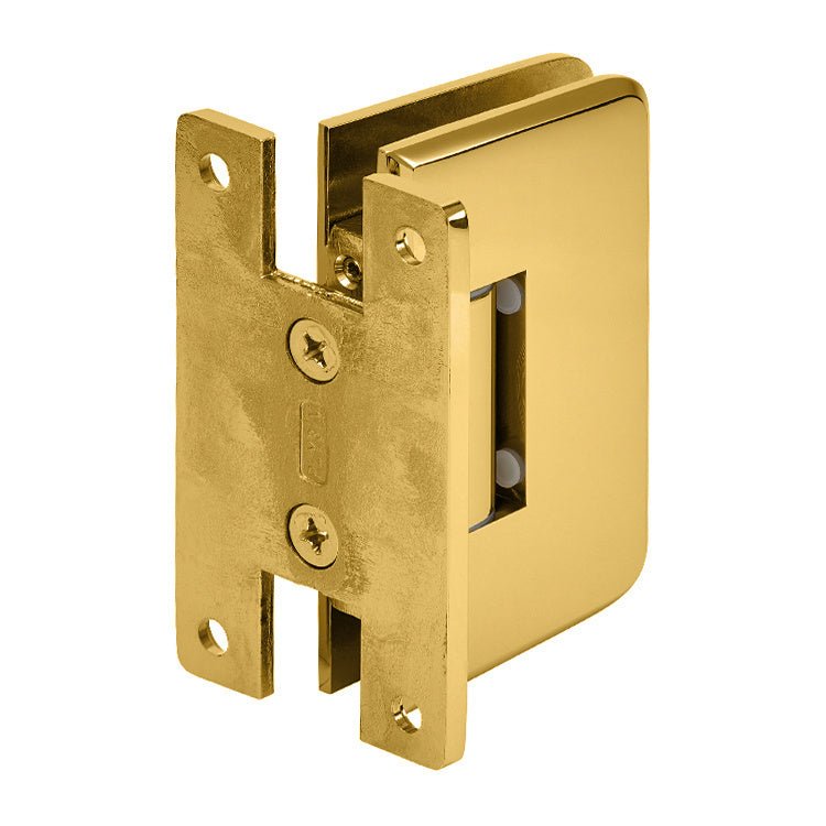 CRL Plymouth Series Wall Mount 'H' Back Plate Hinge PLY037ULBR