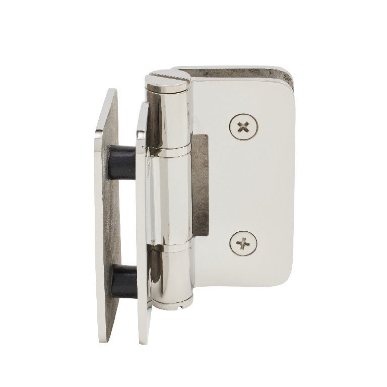 CRL Polished Stainless Zurich 04 Series Glass - to - Glass 90 Degree Inswing Hinge ZUR04PS