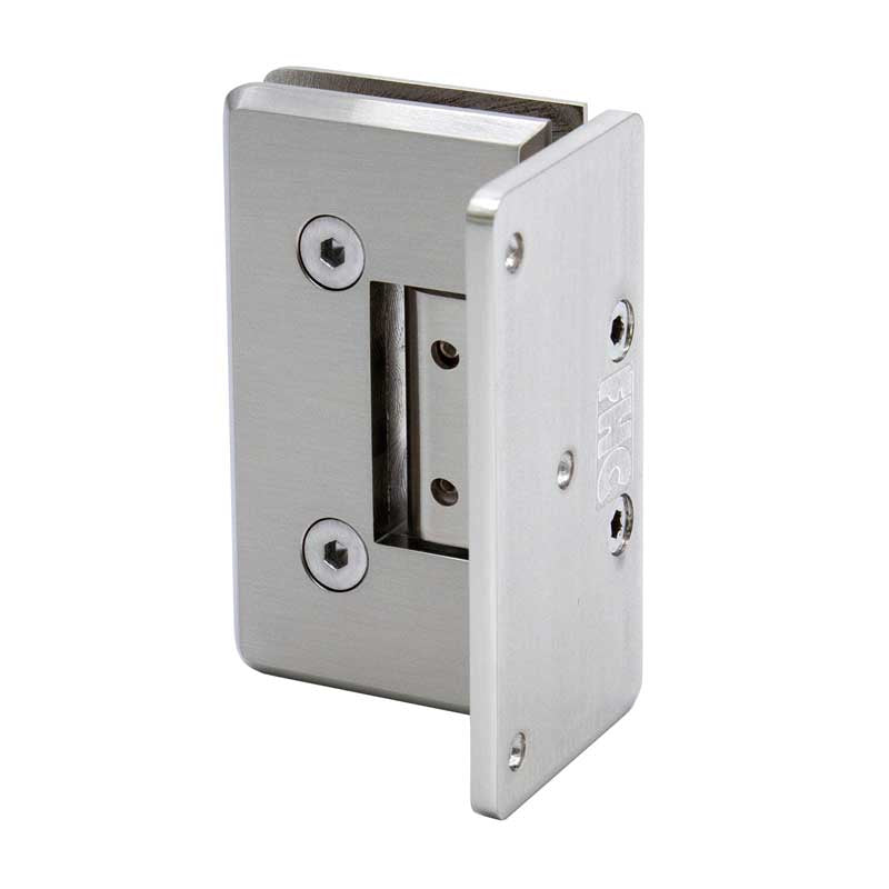 FHC Preston Adjustable Beveled Wall Mount Hinge Full Offset Back Plate