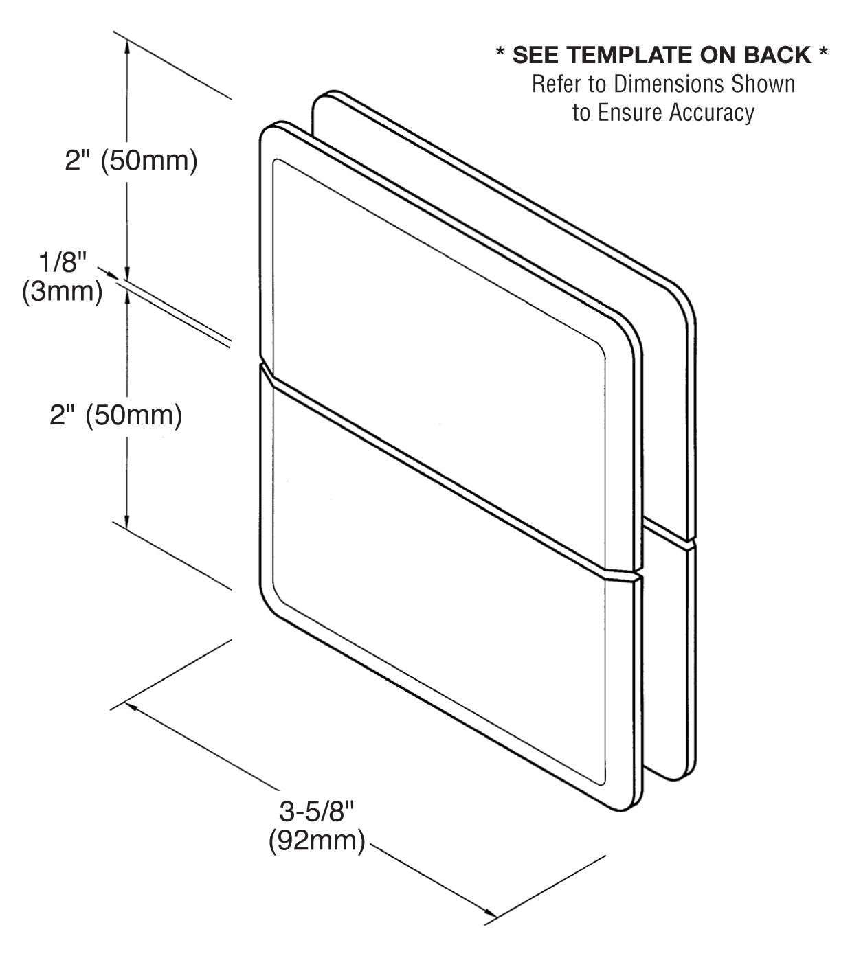 CRL Prima 02 Series Glass - To - Glass Mount Hinge PPH020RB