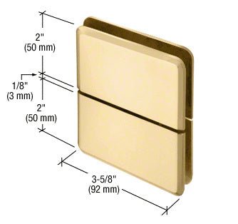 CRL Prima 02 Series Glass - To - Glass Mount Hinge PPH02SB