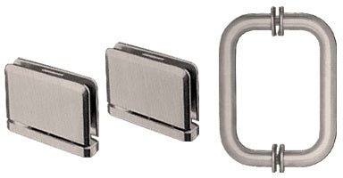 CRL Prima Shower Pull and Hinge Set PPHS3BN