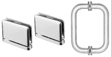 CRL Prima Shower Pull and Hinge Set PPHS3CH