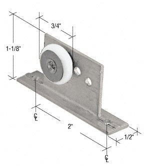 Prime - Line 3/4" Flat Edge Nylon Roller and Bracket M6035