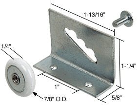 Prime - Line 7/8" Nylon Shower Door Oval Edge Roller Assembly M6012