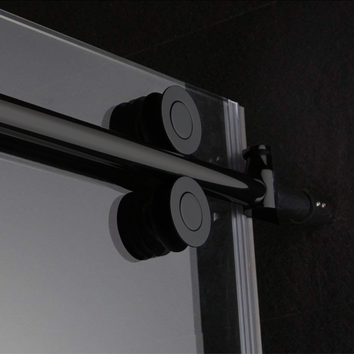 Structure Glass Solutions Quatro Standard Ext 118” Header Track Quatro EXT Standard Sliding System - ORB - Matte Black