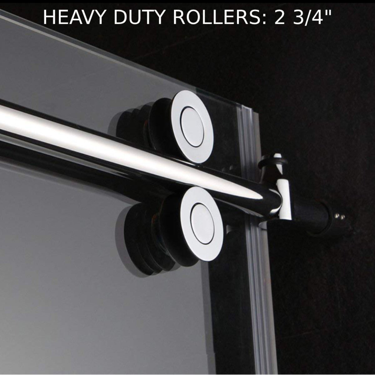 Structure Glass Solutions Quatro Standard Ext 118” Header Track Quatro EXT Standard Sliding System - ORB - Matte Black