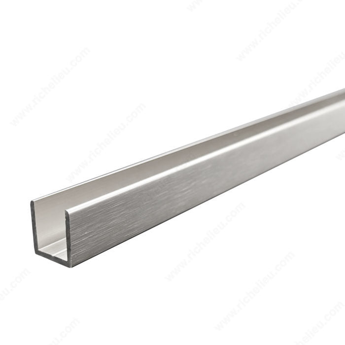 Richelieu Hardware Aluminum U - Channel for 12 mm (1/2") Glass EXU341116170