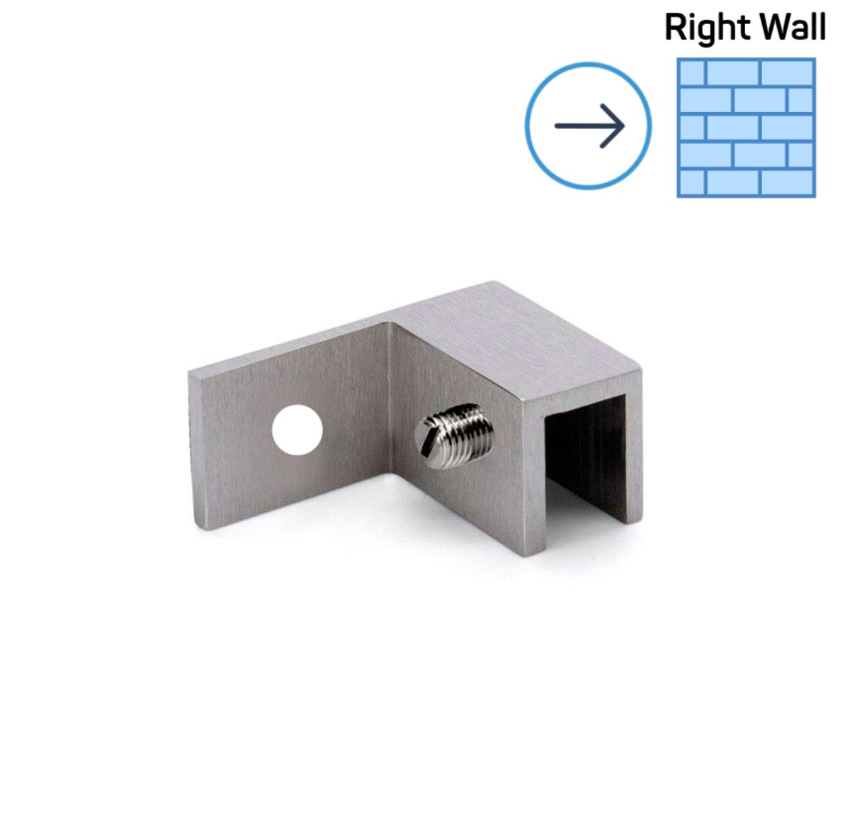 Structure Glass Solutions Right Side Sleeve Over Clamp