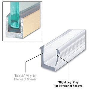 CRL Rigid Vinyl for DUC38 U - Channel for 8 mm or 10 mm RV4DUC